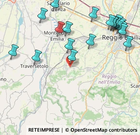 Mappa Via Silvio Pellico, 42020 Quattro Castella RE, Italia (10.4885)