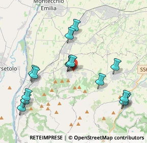 Mappa Via Battisti, 42020 Quattro Castella RE, Italia (4.36067)