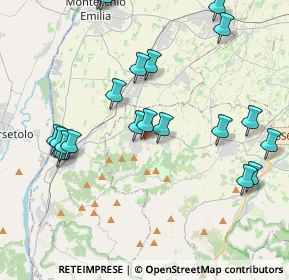 Mappa Via Battisti, 42020 Quattro Castella RE, Italia (4.5925)