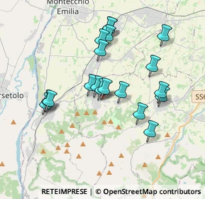 Mappa Via Battisti, 42020 Quattro Castella RE, Italia (3.35158)
