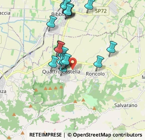 Mappa Via Battisti, 42020 Quattro Castella RE, Italia (1.832)