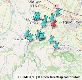 Mappa Via Battisti, 42020 Quattro Castella RE, Italia (5.22929)