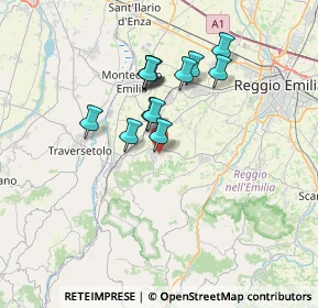 Mappa Via Battisti, 42020 Quattro Castella RE, Italia (5.68154)