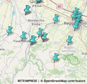 Mappa Via Battisti, 42020 Quattro Castella RE, Italia (10.132)