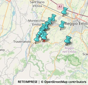 Mappa Via Battisti, 42020 Quattro Castella RE, Italia (4.88643)