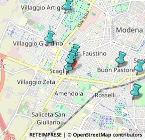 Mappa Via Augusto Baracchi, 41124 Modena MO, Italia (1.01182)