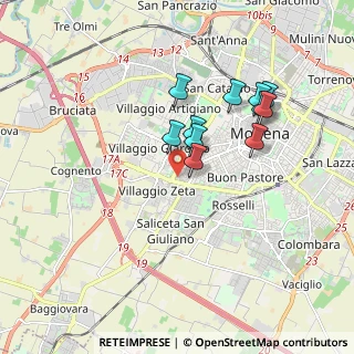 Mappa Via Scaglia Est, 41126 Modena MO, Italia (1.57273)