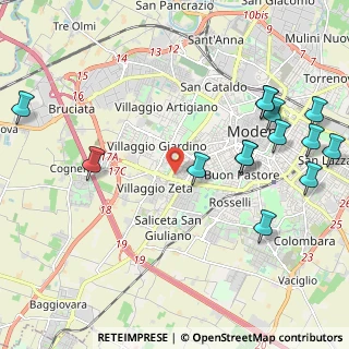 Mappa Via Scaglia Est, 41126 Modena MO, Italia (2.64429)