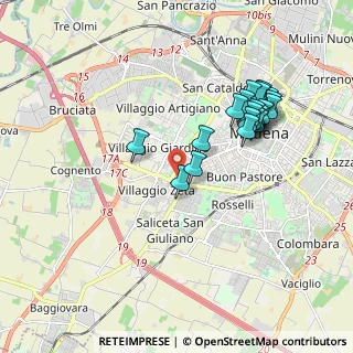 Mappa Via Scaglia Est, 41126 Modena MO, Italia (1.8495)