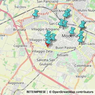 Mappa Via Scaglia Est, 41126 Modena MO, Italia (2.15357)