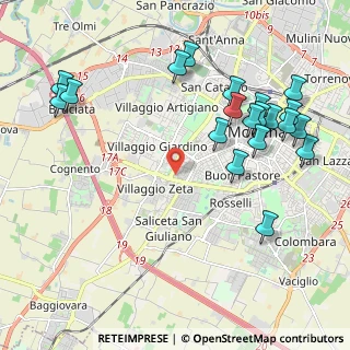 Mappa Str. Scaglia Est, 41126 Modena MO, Italia (2.4845)