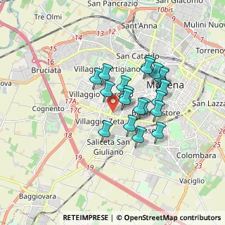 Mappa Str. Scaglia Est, 41126 Modena MO, Italia (1.342)