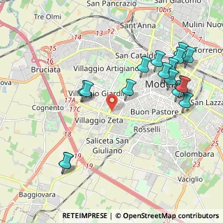 Mappa Via Scaglia Est, 41126 Modena MO, Italia (2.37588)