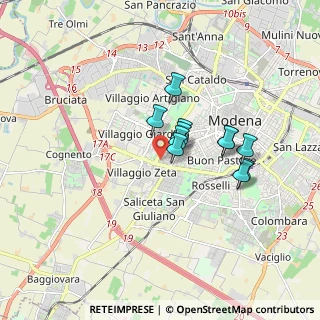Mappa Via Scaglia Est, 41126 Modena MO, Italia (1.27818)