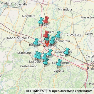 Mappa Via Scaglia Est, 41126 Modena MO, Italia (10.57)