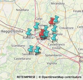 Mappa Via Ippolito Nievo, 41124 Modena MO, Italia (8.66769)