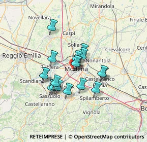 Mappa Via Ippolito Nievo, 41124 Modena MO, Italia (10.30389)