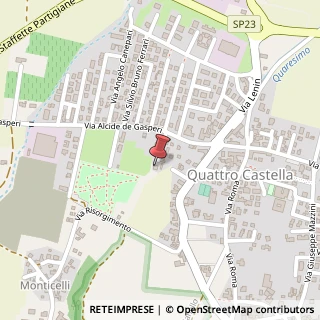 Mappa Via Giosuè Carducci, 9, 42020 Quattro Castella, Reggio nell'Emilia (Emilia Romagna)