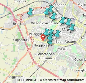 Mappa Via Carlo Linneo, 41126 Modena MO, Italia (1.66)