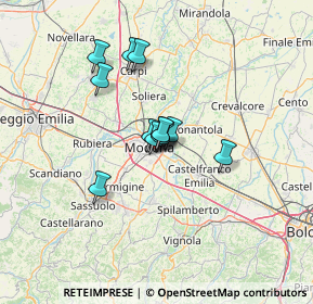 Mappa Largo del Pozzo, 41125 Modena MO, Italia (8.78167)