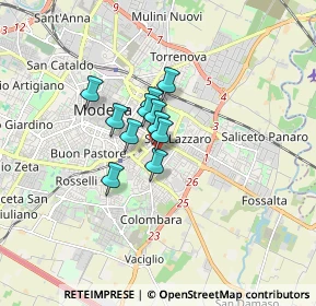 Mappa Largo del Pozzo, 41125 Modena MO, Italia (0.93)