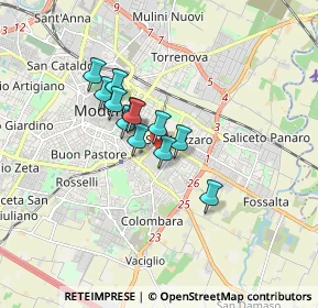 Mappa Largo del Pozzo, 41125 Modena MO, Italia (1.14417)