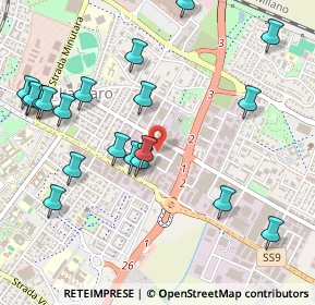 Mappa Via Luigi Cherubini, 41122 Modena MO, Italia (0.607)