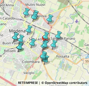 Mappa Via Luigi Cherubini, 41122 Modena MO, Italia (1.74526)