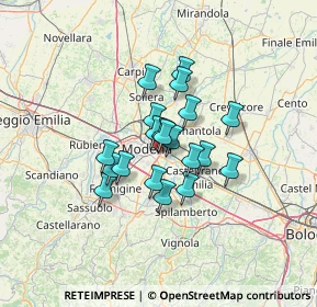 Mappa Via Luigi Cherubini, 41122 Modena MO, Italia (8.9105)