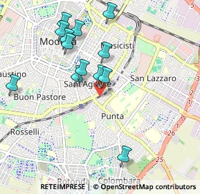 Mappa Via Costrignano, 41124 Modena MO, Italia (0.99538)