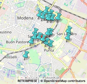 Mappa Via Costrignano, 41124 Modena MO, Italia (0.731)