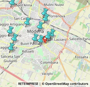 Mappa Via Costrignano, 41124 Modena MO, Italia (1.93833)