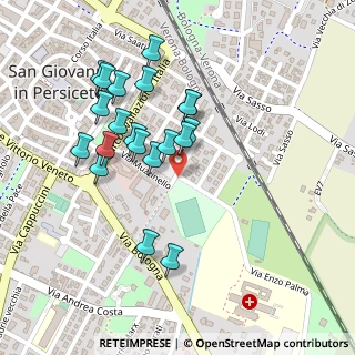 Mappa Via Caravaggio, 40017 San Giovanni In Persiceto BO, Italia (0.2205)