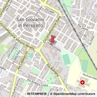 Mappa Via Muzzinello, 8, 40017 San Giovanni in Persiceto, Bologna (Emilia Romagna)