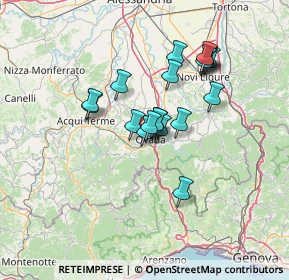 Mappa Strada Grillano, 15076 Ovada AL, Italia (10.92053)