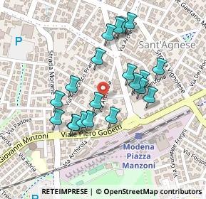 Mappa Via Archirola, 41124 Modena MO, Italia (0.208)