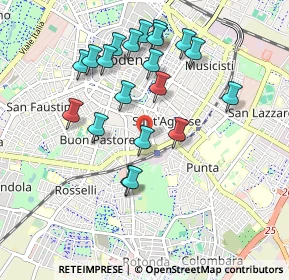 Mappa Via Archirola, 41124 Modena MO, Italia (0.9325)