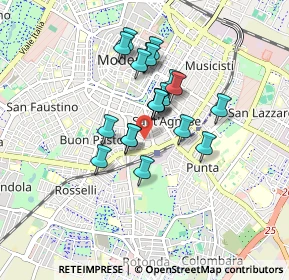 Mappa Via Archirola, 41124 Modena MO, Italia (0.6625)