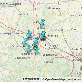 Mappa Via Lodovico Vedriani, 41124 Modena MO, Italia (8.93583)