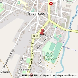 Mappa Via Armando Diaz,  22, 43029 Traversetolo, Parma (Emilia Romagna)