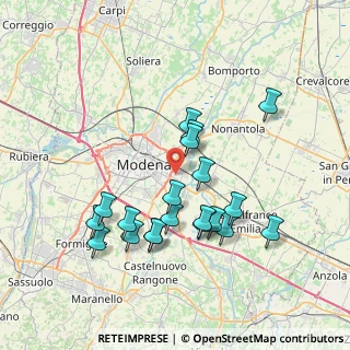Mappa Via Paul Harris, 41122 Modena MO, Italia (7.2415)