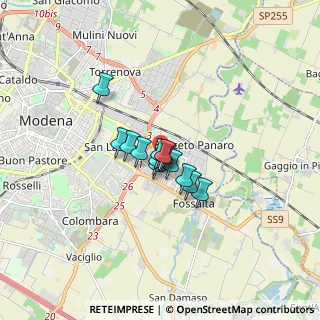 Mappa Via Paul Harris, 41122 Modena MO, Italia (0.91615)