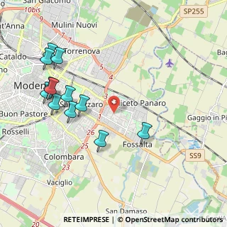 Mappa Via Paul Harris, 41122 Modena MO, Italia (2.3)