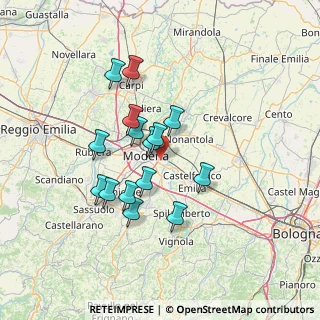 Mappa Via Paul Harris, 41122 Modena MO, Italia (11.77467)
