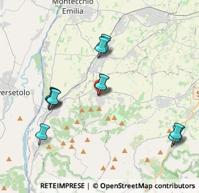 Mappa Piazza Dante, 42020 Quattro Castella RE, Italia (4.07231)