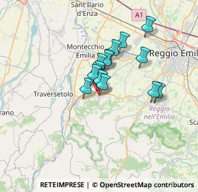 Mappa Piazza Dante, 42020 Quattro Castella RE, Italia (4.91714)