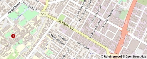 Mappa Módena