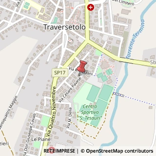 Mappa Via Cesare Pavese, 2, 43029 Traversetolo, Parma (Emilia Romagna)