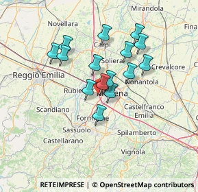 Mappa Via Giovanni Luvini, 41126 Cognento MO, Italia (11.23933)