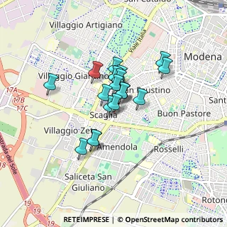 Mappa Strada Nazionale Giardini, 41126 Modena MO, Italia (0.579)